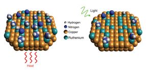 More effective catalyst with light