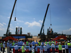 BASF started piling of the first plants of its smart Verbund project in Zhanjiang, Guangdong