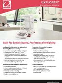 Equipped with a weighing cell that's precision-machined from a solid metal block, Explorer Semi-Micro and Analytical balances are extremely accurate and durable.