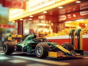 From chip shop to pit stop