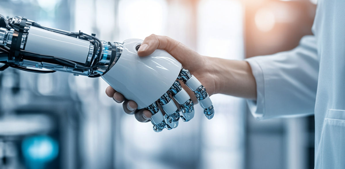 Not humans or robots, but humans and robots