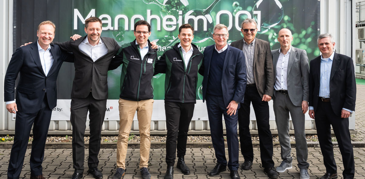 World premiere: "Mannheim 001" production plant produces marine fuel from wastewater and electricity