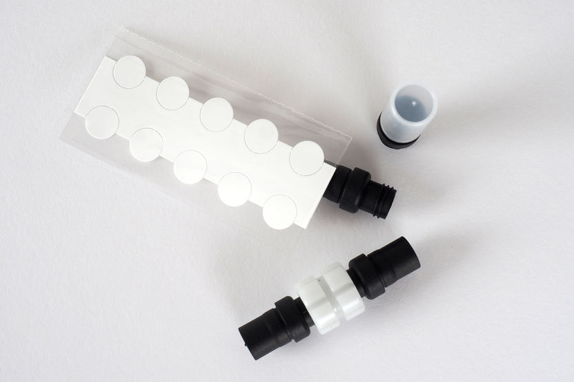Accessories for ETN-12 EME: vials, holders and membranes