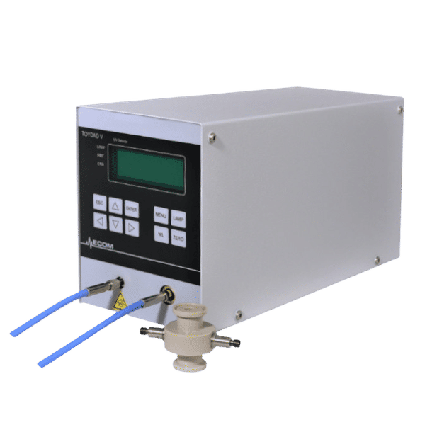 UV-VIS PDA detector and preparative external flow-cell with tri-clamp flanges