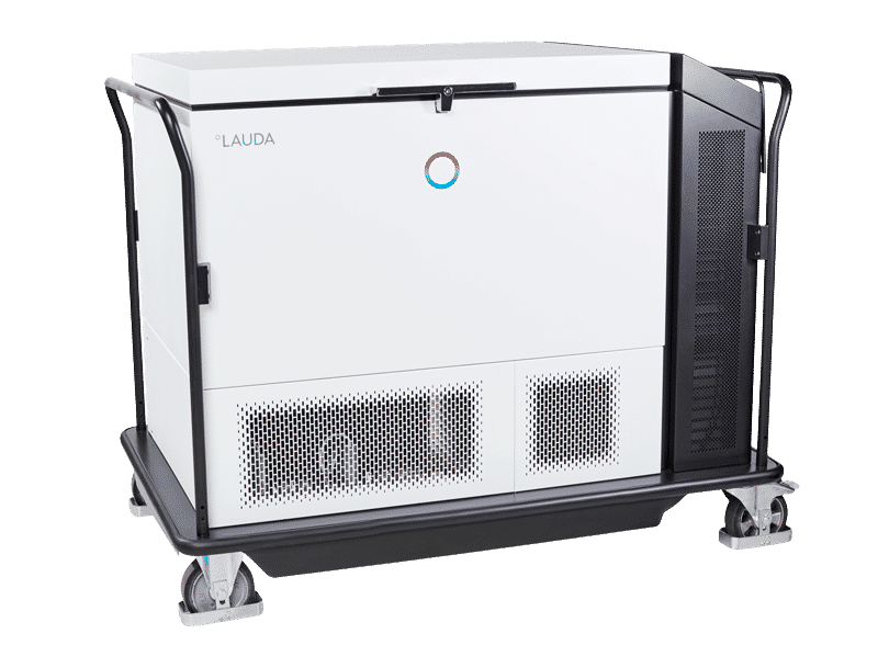 Battery-powered, mobile ultra-low temperature freezer - up to 4 h at -80 °C without mains connection